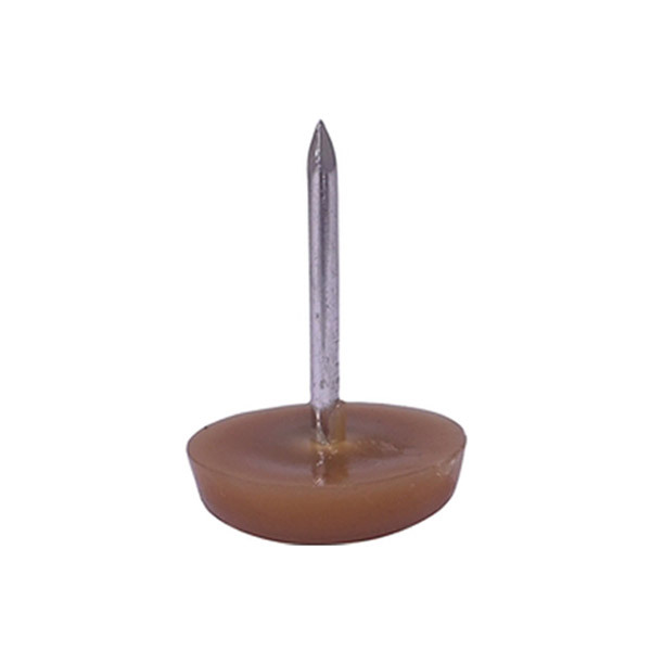 Nail On Chair Glides - Brown